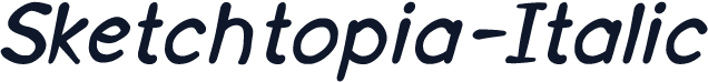 Sketchtopia-Italic