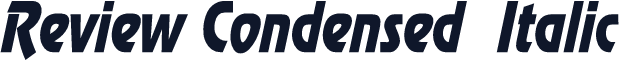 Review Condensed  Italic