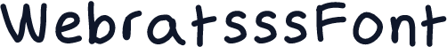 WebratsssFont