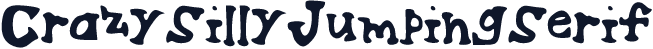 CrazySillyJumpingSerif