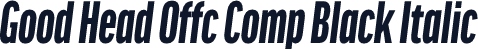 Good Head Offc Comp Black Italic
