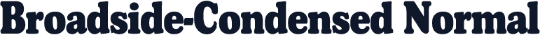 Broadside-Condensed Normal