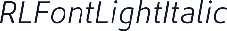 RLFontLightItalic