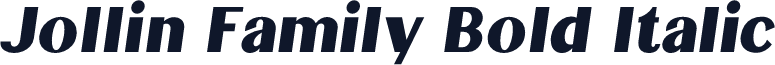 Jollin Family Bold Italic