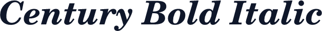 Century Bold Italic