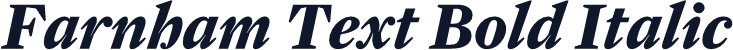 Farnham Text Bold Italic