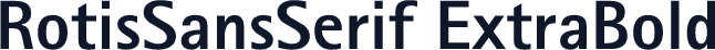 RotisSansSerif ExtraBold