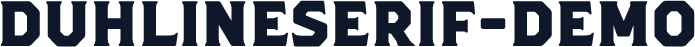 DuhlineSerif-Demo