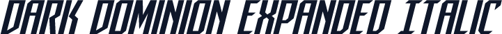 Dark Dominion Expanded Italic