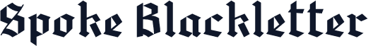 Spoke Blackletter