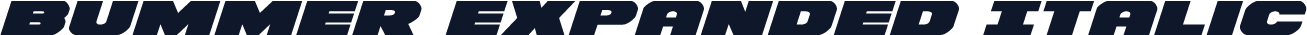 Bummer Expanded Italic
