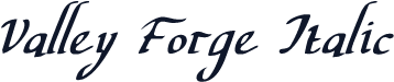 Valley Forge Italic