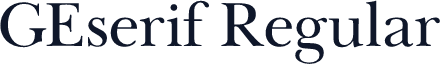 GEserif Regular