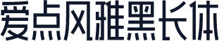 爱点风雅黑长体