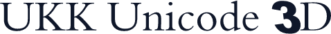 UKK Unicode 3D