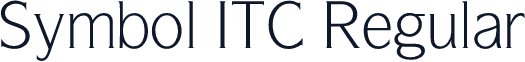 Symbol ITC Regular