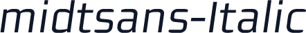 midtsans-Italic