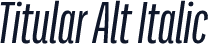 Titular Alt Italic