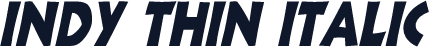 Indy Thin Italic