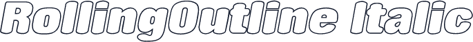 RollingOutline Italic