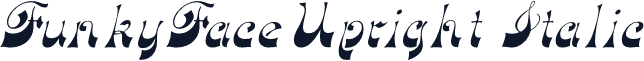 FunkyFaceUpright Italic