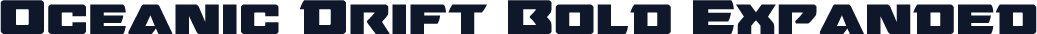 Oceanic Drift Bold Expanded