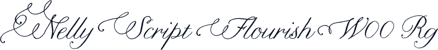 Nelly Script Flourish W00 Rg