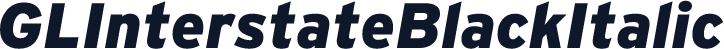 GLInterstateBlackItalic