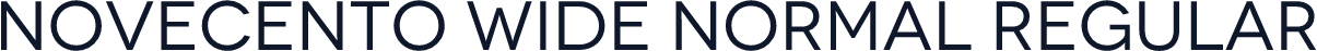 Novecento wide Normal Regular