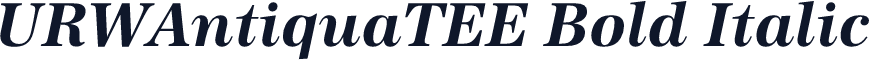 URWAntiquaTEE Bold Italic