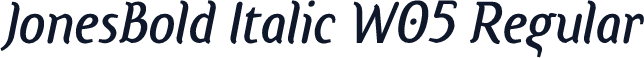 JonesBold Italic W05 Regular