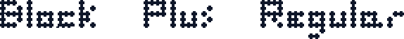 Block Plus Regular