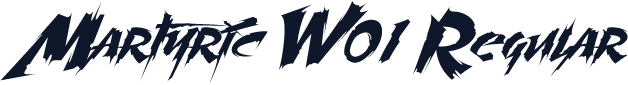 Martyric W01 Regular