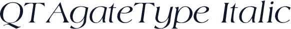 QTAgateType Italic