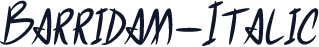 Barridam-Italic