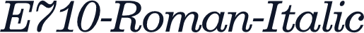 E710-Roman-Italic