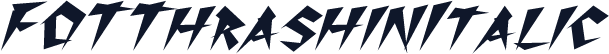 FOTThrashinItalic