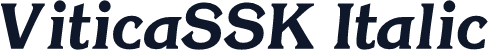 ViticaSSK Italic