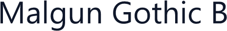 Malgun Gothic B