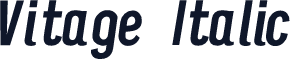 Vitage Italic