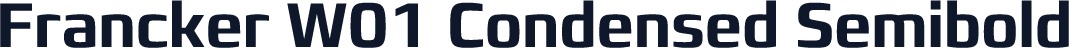 Francker W01 Condensed Semibold