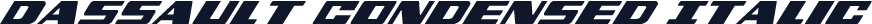 Dassault Condensed Italic