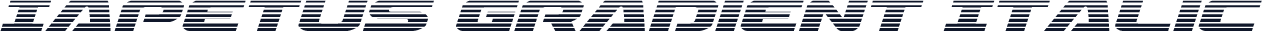 Iapetus Gradient Italic