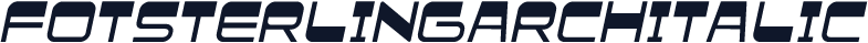 FOTSterlingarchItalic