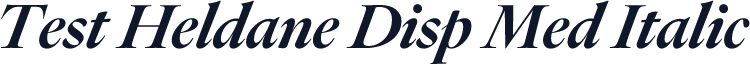 Test Heldane Disp Med Italic