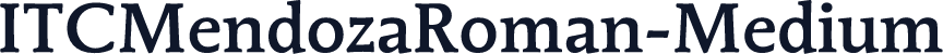 ITCMendozaRoman-Medium