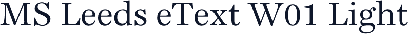 MS Leeds eText W01 Light