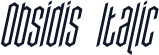Obsidis Italic