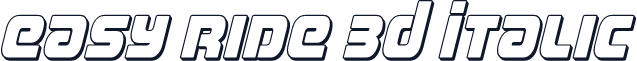 Easy Ride 3D Italic