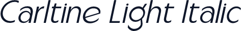 Carltine Light Italic